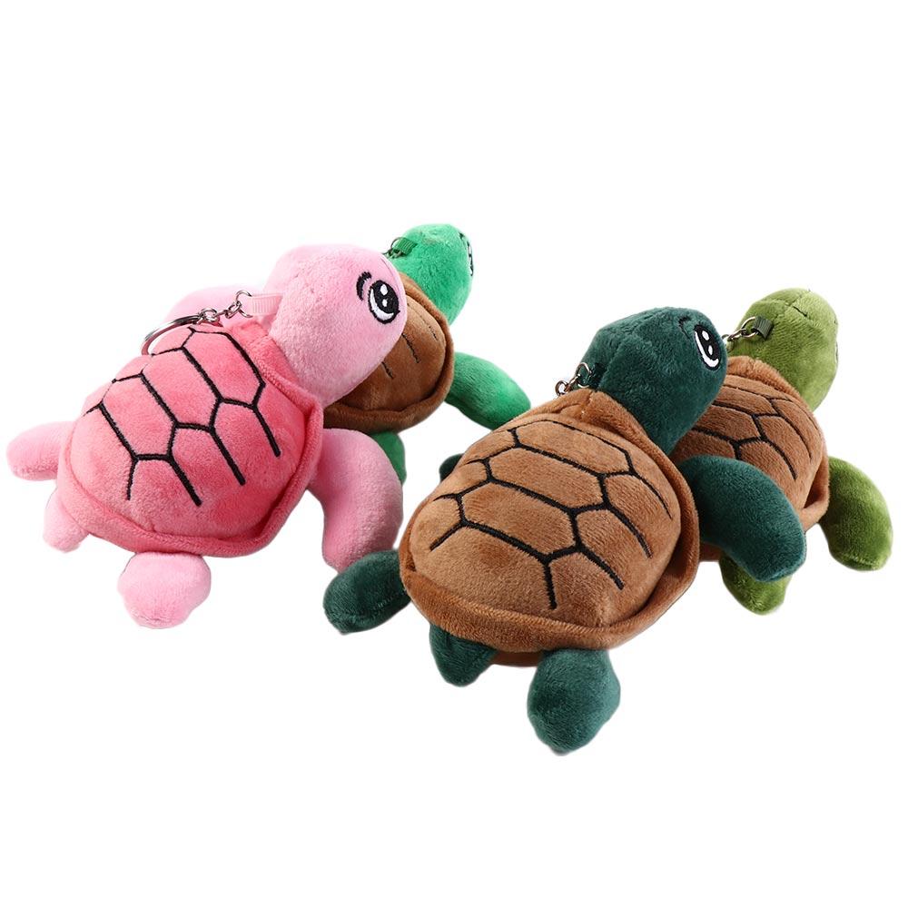 Soft Animal Turtle Plush Keyring Tortoise Plush Pendant Cute Turtle Keychain Plush Tortoise Dolls
