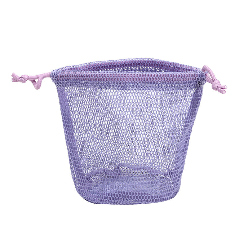 1Pc Nylon Mesh Drawstring Storage Pouch Bag Travel & Outdoor Activity Pouch For Digital Products Makeup Bag Multi Purpose