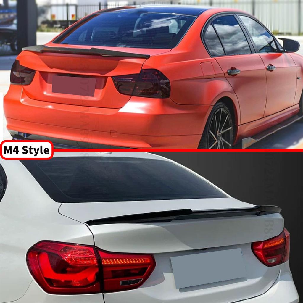 Racing Rear Wing Spoiler Tuning Accessories For BMW 3 Series F30 F31 2013-2018 M4 MP PSM Style Refit Trunk Lip Tail Trim Styling