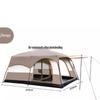 OEING Automatic 2-Room 1-Hall Camping Tent