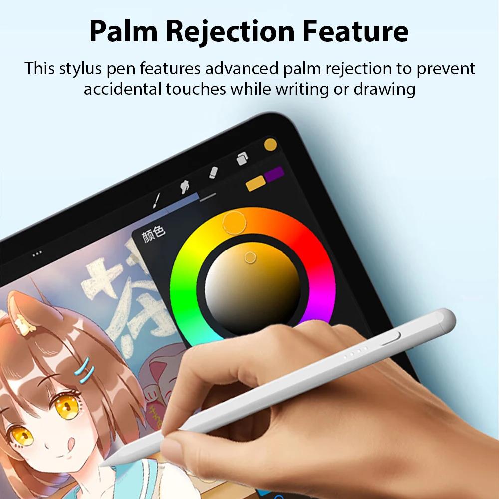 For Pencil Stylus For iPad A16 Air 11 5 4 Pro 11th 13 12.9 M4 M3 M2 Pens 10 9 10th 9th Generation Mini 7 6 Touch Pen