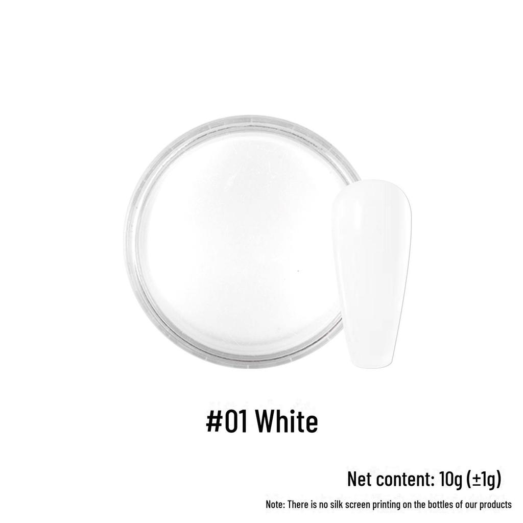 Nail Crystal Powder: Multi-color French Pure Color & Carving Extension 4-in-1 DIY Powder