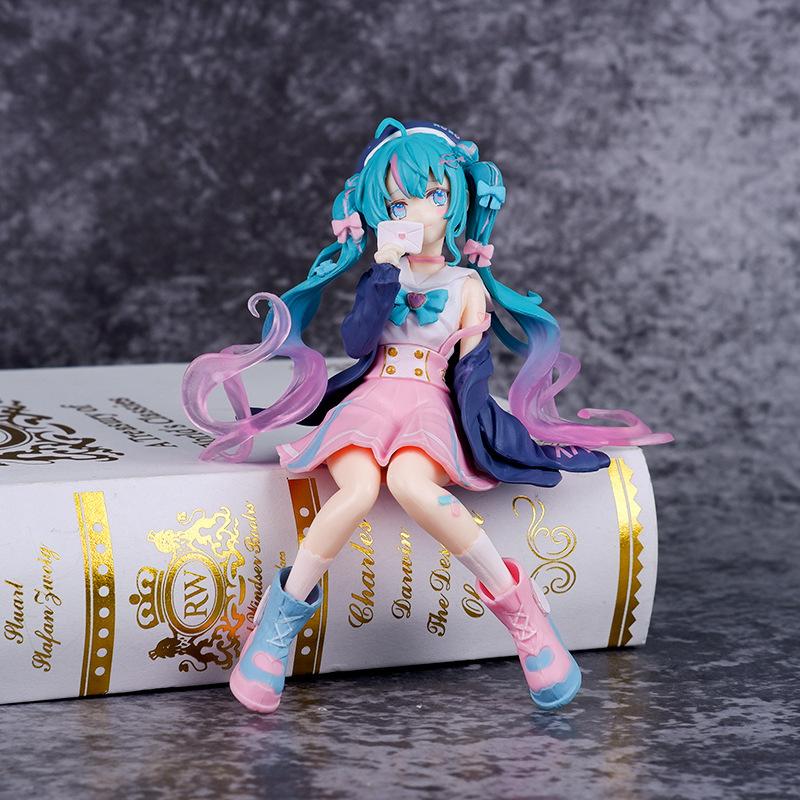 

25cm New Anime Miku Cute Kawaii Virtual Singer Manga Statue Figurines Pvc Action Figure 15 Poseable Articulated Scale Detailed Movable Collectible