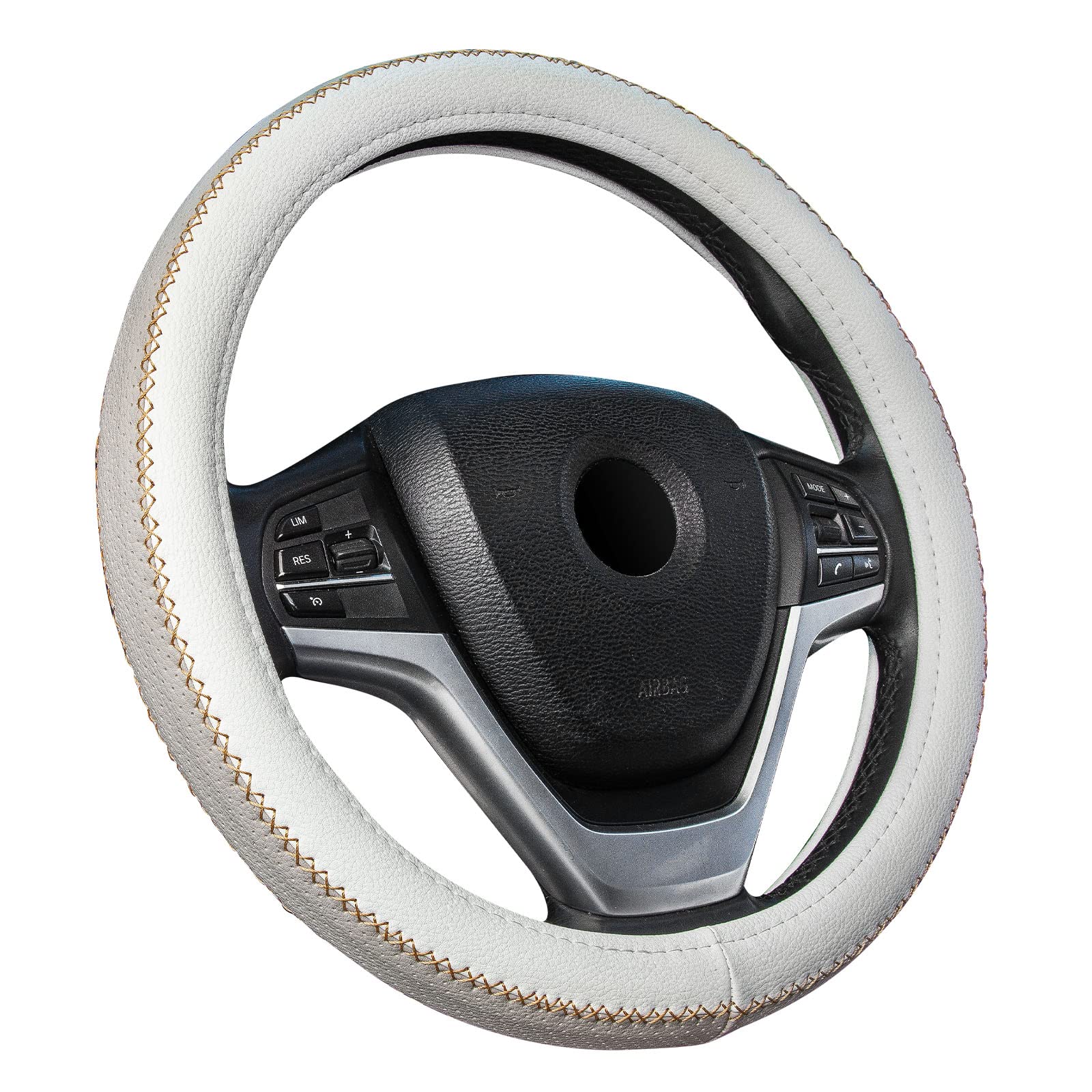 

ZATOOTO Чехол на руль для Light S Мягкий для руля Мягкий и Салон автомобиля Gelley Автомобили, Размер, Ощупь, Дышащий, Чехол, Милый, Противоскользящий, серый