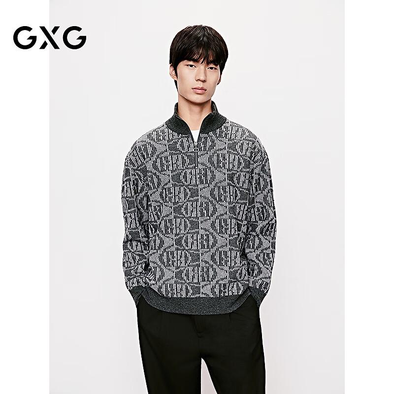 

GXG Men s Half-Button Printed Turtleneck Sweater 2XL