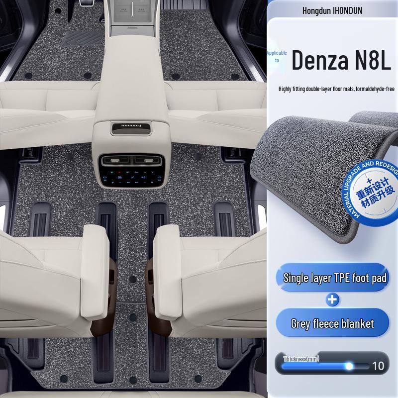 BYD N8L TPE2025 Floor Mats: New Car Interior Carpet Mats & Decorative Accessories