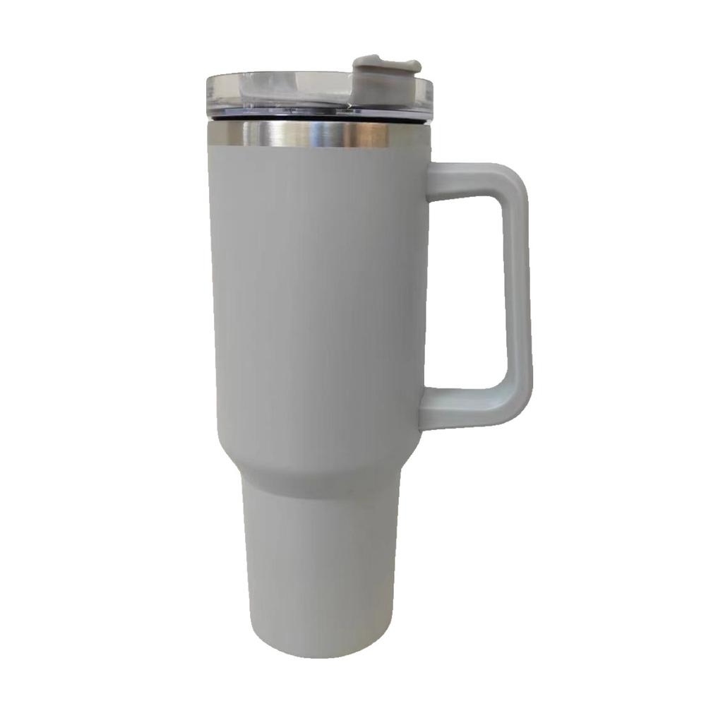 40oz Car Cup with Handle, Car Insulated Cup, Beer Cup, Large Capacity Vacuum Cup, Ice Cream Cup, Insulated Water Bottle