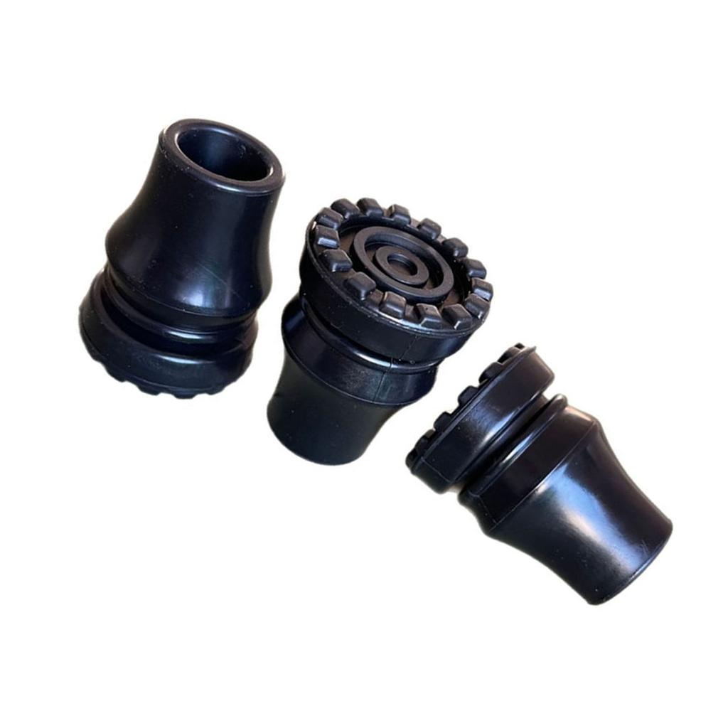 3pcs Rubber Cane Tips Wear Resist Anti Slip Walking Cane Replacement Tips 16mm Standard Size N635 16