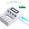 4 Slots Fast Charger LCD Display Smart Intelligent USB Battery Charger for AA / AAA Ni-CD Ni-MH 1.2V Rechargeable Batteries Charger