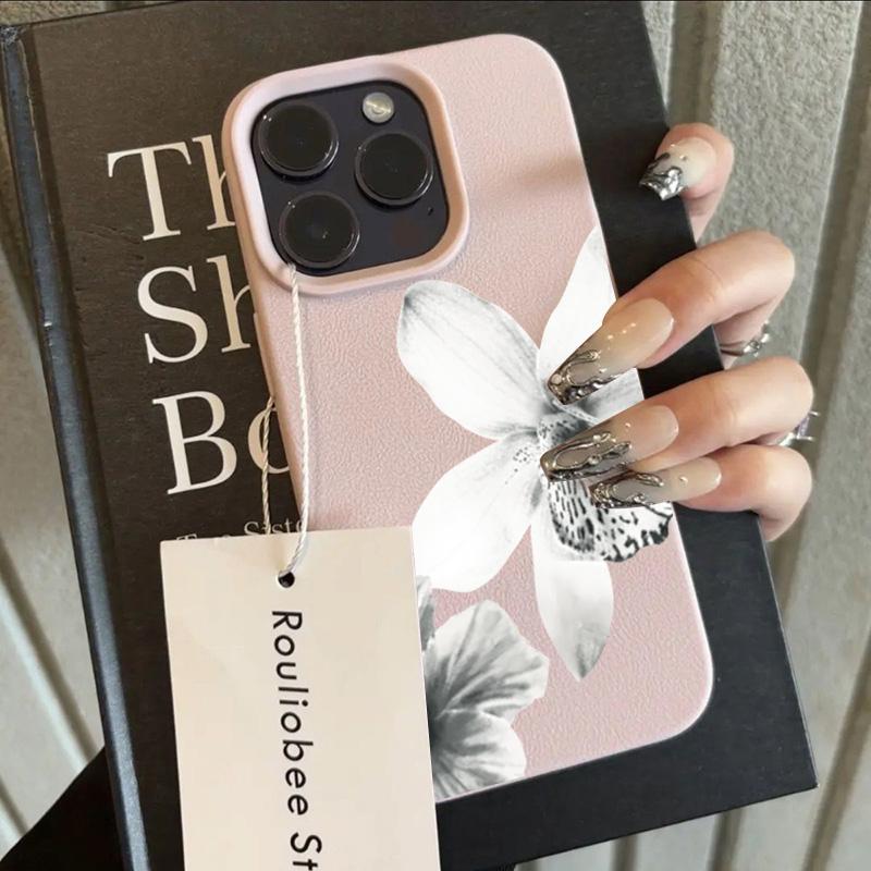 

Luxury Minimalist Floral Unique Phone Case for iPhone 17 16 15 14 13 12 11 Series Pro Max Plus Double Layer Protection iphone 11 Pro