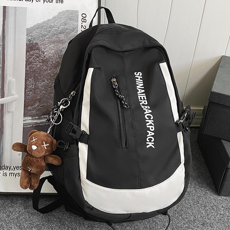 School Bag for Children, Elementary School Students, Girls, Junior High School Students, Large-capacity Contrasting Color Backpack