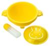 Skater Round Omelette Rice Maker with Miffy Ketchup Pen and Made in LOC3 Plate, Japan,