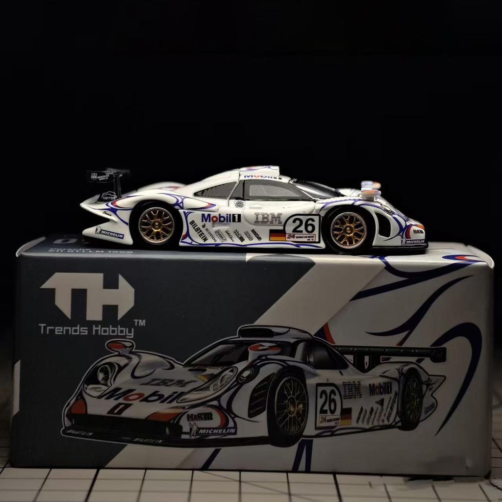 Trends Hobby 1:64 Porsche 911 GT1 LM 1998 Alloy Diecast Car Model Collectible