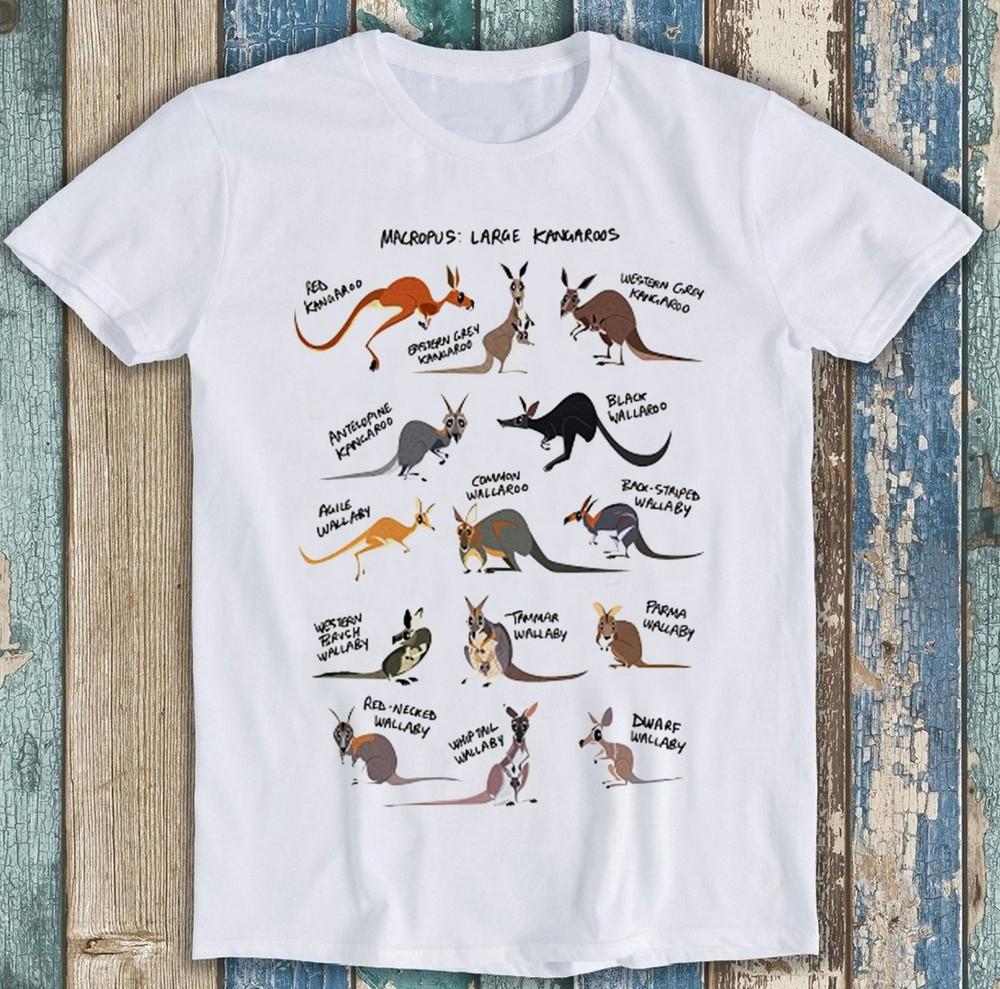Aussie Kangaroos Australian Wallabies List Meme Funny Gift Tee T Shirt 2706