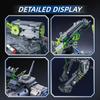 Cool Robotic Dog Rotatable Neck Mechanical Building Blocks Puzzle DIY Assembly Bricks Toy for Kid Birthday Holiday Gifts