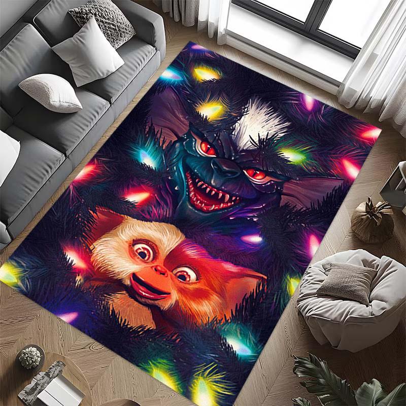 Gremlins Festive Chaos carpet Suitable for all seasons Living room and bedroom mats Dormitory decoration Bathroom mat Christmas gifts
