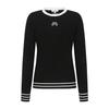MARTINE GOLF Back Lettering Round Knit_Black
