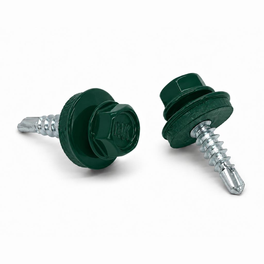 Panel Wrapping Clip, Clamp, 3/4 Handle, GREEN + Screw, 50 PCS
