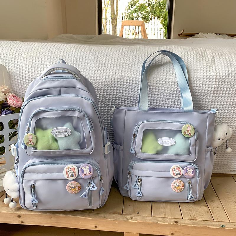 Tutorial Bag Tutorial Bag Carrying Book Bag Girls and Children Primary School Students Letter Pain Bag