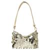 2026 Neue Damen Pailletten-Schultertasche Glitzernde Abend-Clutch Tasche Fashi Funkelnde Unterarmtasche für Party Hochzeit Cocktail