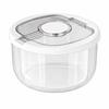 Moisture-Proof Rice Container with Hinged Lid Transparent Sealed