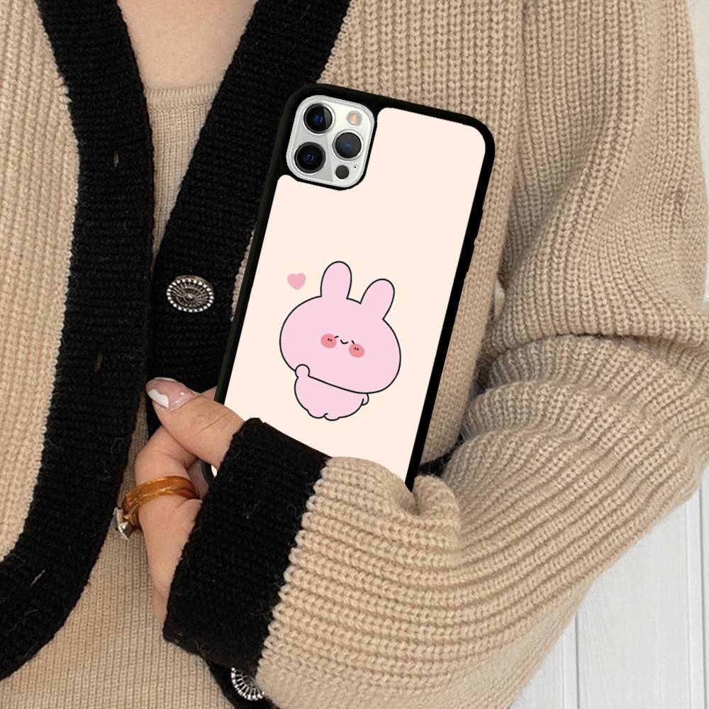 Asamimichaan Asleep Cute Asamimi PC+TPU Protective Phone Case For IPhone 17 16 Pro Max 15 Plus 14 13 12 11 Cover