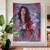 Cantante Selena Gomez Attrice Arazzi da Parete Hippie Arte Fantascienza Stanza Arredamento Casa Stanza Kawaii Decorazioni