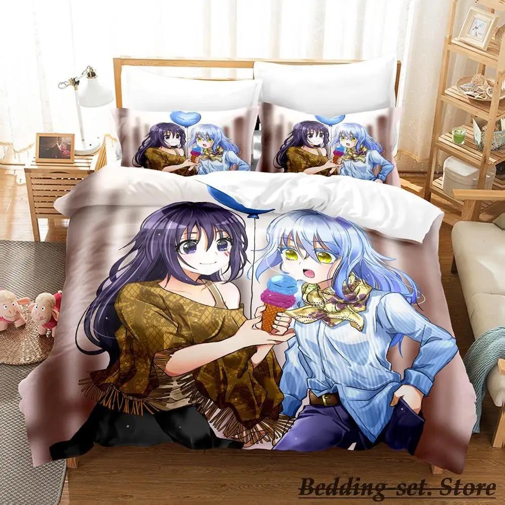 Den tid jag reinkarnerades som en slem Sängkläder Set Enkelt Twin Full Queen King Size Sängset Vuxen Barn Sovrum Påslakanset Anime