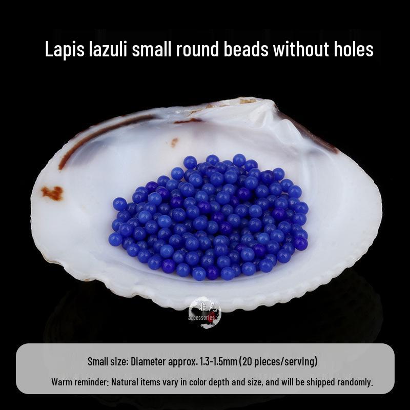Inlaid Wengwan Gemstone Beads: Lapis Lazuli, Turquoise, Opal, Malachite, Tourmaline, Mica, Shell (1-2mm)