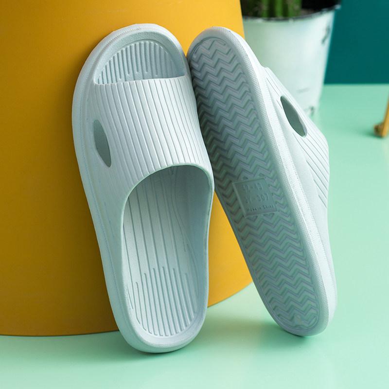 Stepping on shit slippers men's summer soft bottom comfortable home silent bathroom non-slip couple cool slippers women's summer wear