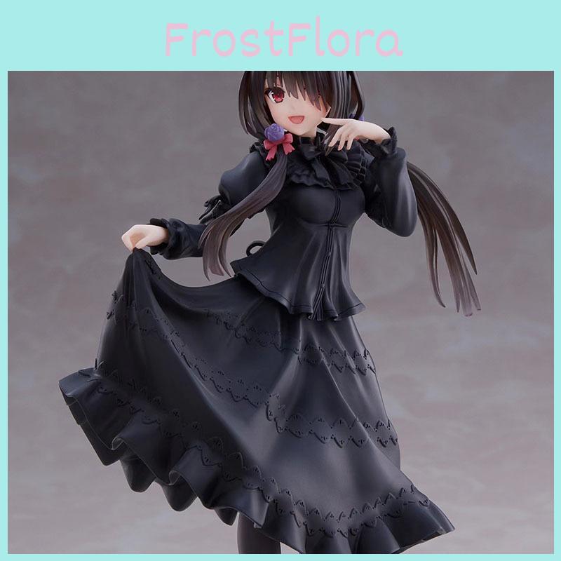 Exquisite Pvc Figurine Of Kurumi Tokisaki In Elegant Dress Stand Pose For Collectors