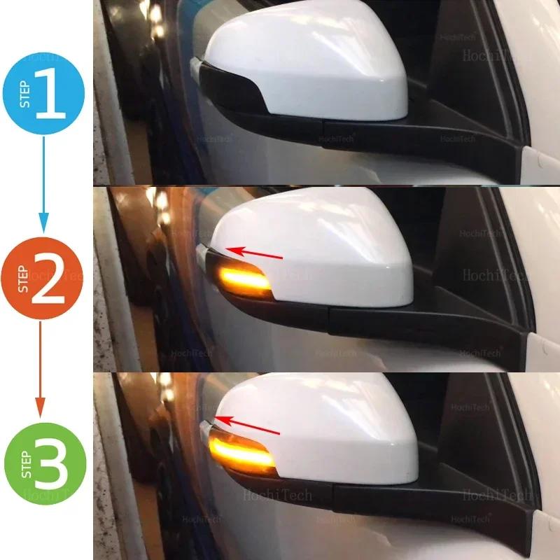LED Dynamic Side Mirror Turn Signal Lights for Volvo S80 2007-2013 S60 V40 V50 V70 Sequential Indicator Blinker Lamps
