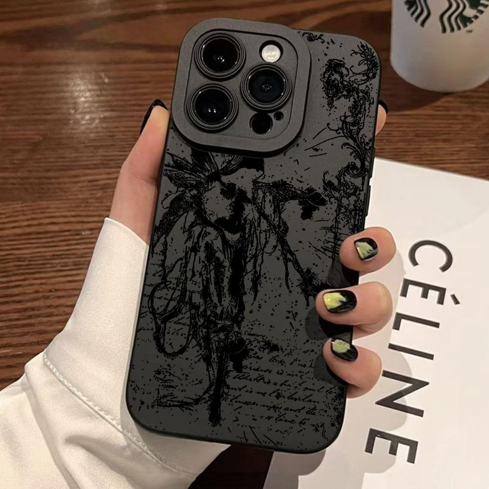 

Luxury Dark Gothic Cross Mark Phone Case For Xiaomi Redmi 15 A3 A2 A1 14C 13C 12C 10C 9T Note 15 14 13 12 11 10 Pro Plus 4G 5G Redmi Note 13 Pro 5G