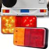 Universal 12V LED Trailer Tail Light, Brake Turn Signal Warning Lamp, Compact Durable Waterproof Design for Truck, RV, Camper