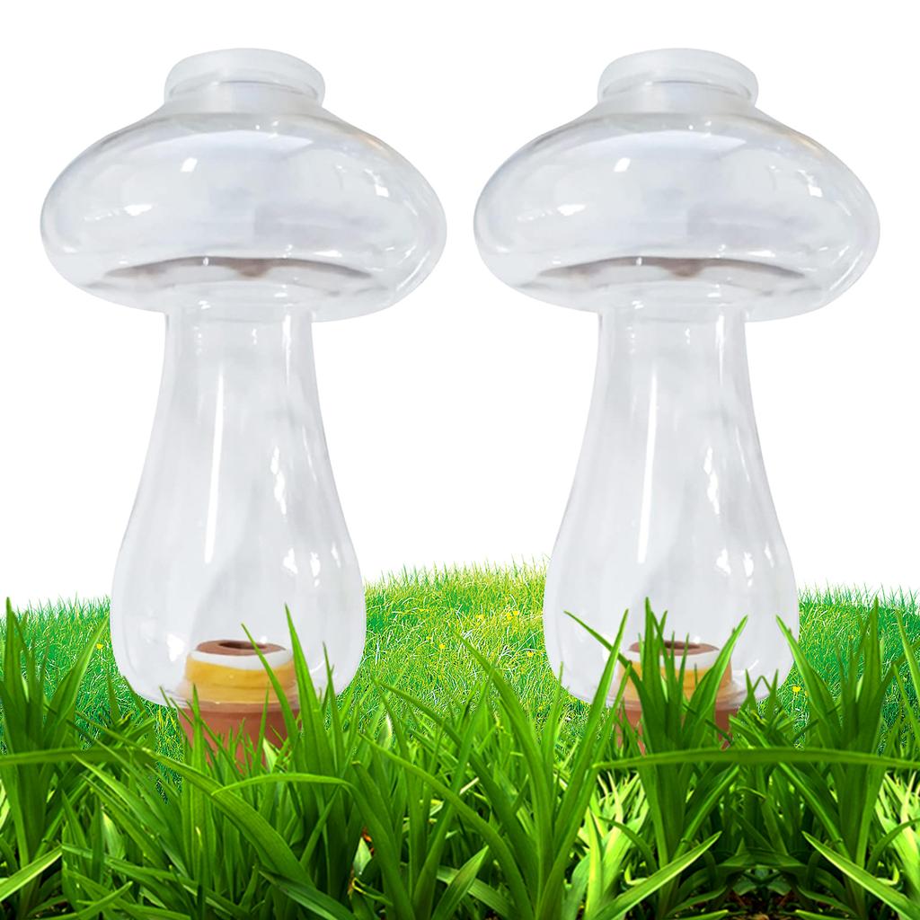 2 szt. Ogrodowe Automatyczne Narzędzie do Podlewania Grzybek Wewnętrzny System Nawadniania Kropelkowego Podlewanie Roślin Doniczkowych Kolce Zapasowe