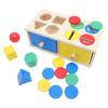 Farbe Form Sortieren Spardose Spielzeug Logisches Denken Feinmotorik Holz Montessori Objekt