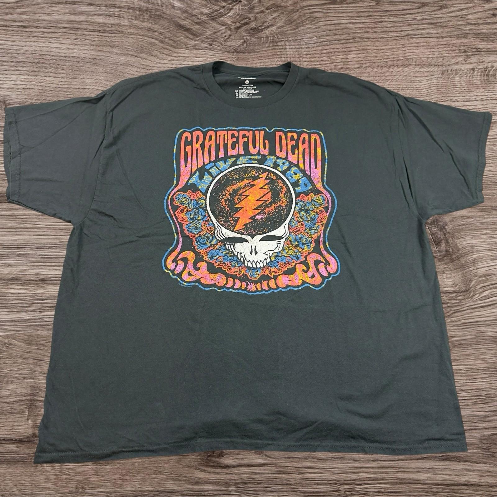 Grateful Dead / Junk Food Clothing / Retro Graphic Adult Size 2X-Large Unisex T-Shirt XXXXL