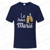 Beers for The Groom Squad T-shirt French Evg Team Future Groom Best Man Tshirt Boyfriend Bachelor Party Tees Wedding Clothing