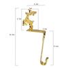 1Pcs Christmas Pendant Snowflake Elk Snowman Tree Shaped Metal Hook For Fireplace Door Cabinet Xmas Party Navidad New Year Decor