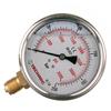 Glycerin Pressure Gauge 1/2 Inch 100mm 250 Bar For Air Water