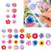 500Pieces Flower Sticker Adhesive Seal Sticker Wrapping Label for Notebook Journal Album Packaging Scrapbooking Sticker