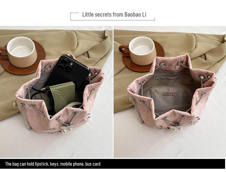 Trendy 2025 Bucket Chain Crossbody Bag - Versatile and Stylish Small Shoulder Bag