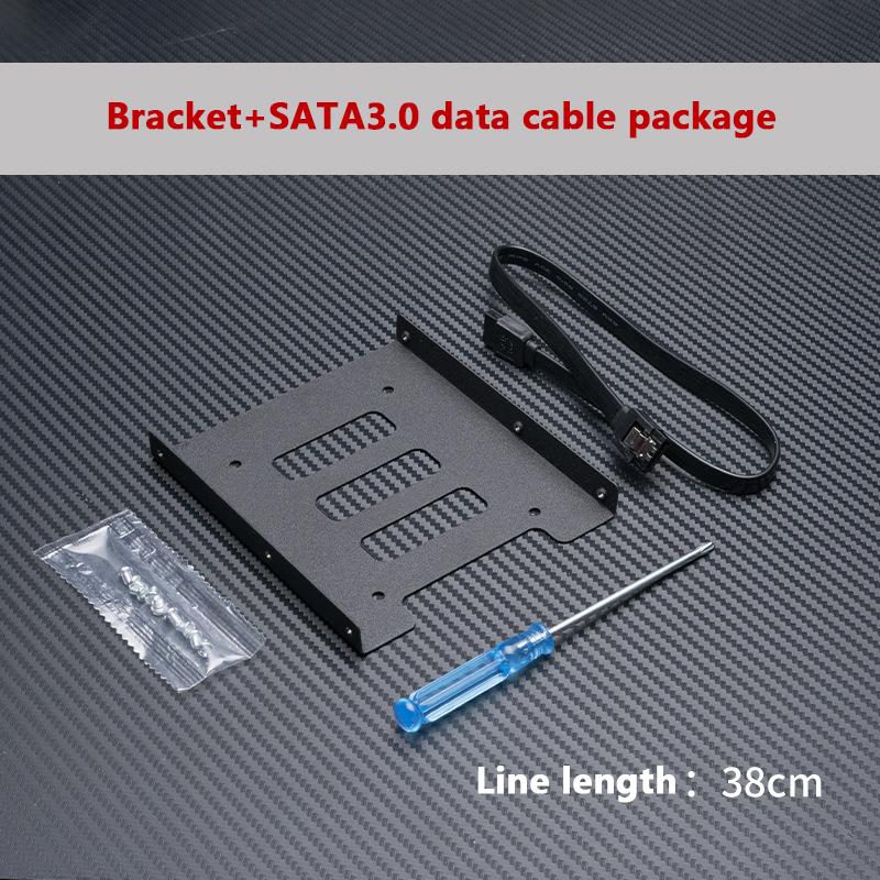 

Черные 2,5-дюймовые салазки для твердотельного накопителя в отсеке 3,5 дюйма, подставка для жесткого диска, металлический кронштейн для крепления док-станции, адаптер, корпус-конвертер A