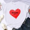 Luxury Brand Letter For Women's High-Quality Summer Printing T-shirt  Casual Oversized Y2k Personality Sleeve O-neck