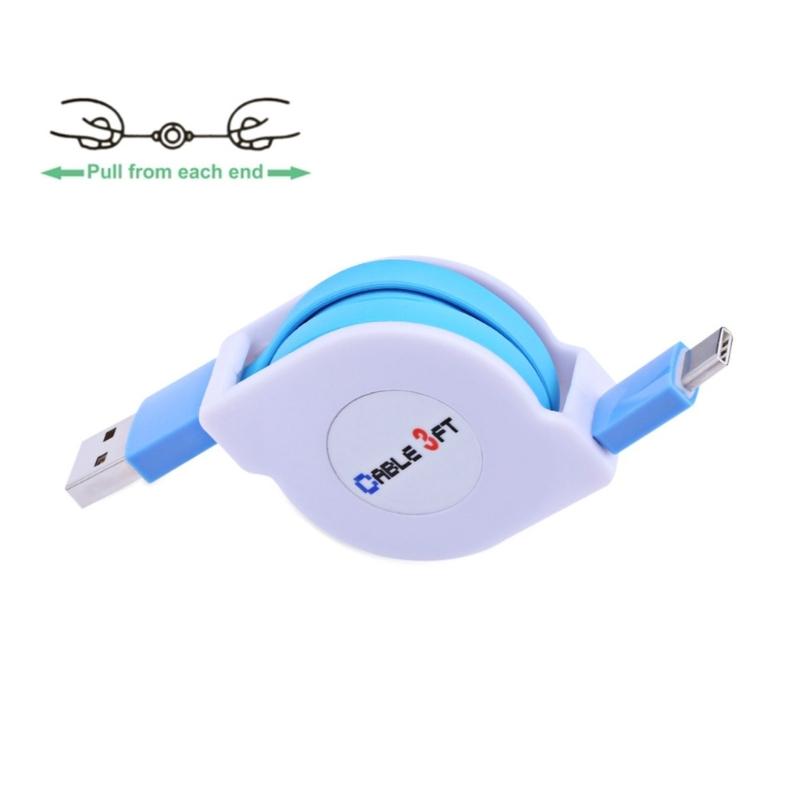 Expandable USB To Type C Charger Cable Versatile Data Cable 10W Anti-winding Perfect for Mobile Devices & Headphones