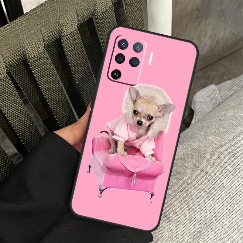 Chihuahua Dog Case For Oppo A80 A60 A40 A94 A54 A98 A78 A18 A38 A58 A16 A76 A96 A17 A77 A74 A57S A15 Cover