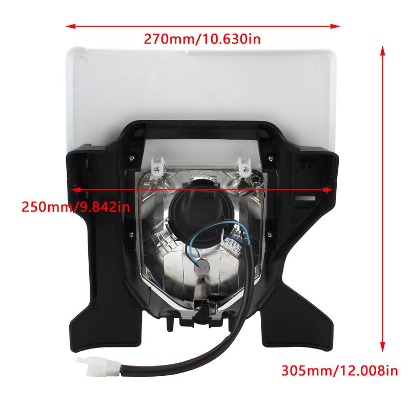 Motorcycle Halogen Headlight Plate For Husqvarna TE TC FE FC 150 200 250 300 350 400 450 500 2012- Enduro Motocross Tuning