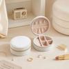 Velvet Travel Jewelry Case Soft Lining Portable Jewelry Storage Jewelry Organizer Box  For Travel