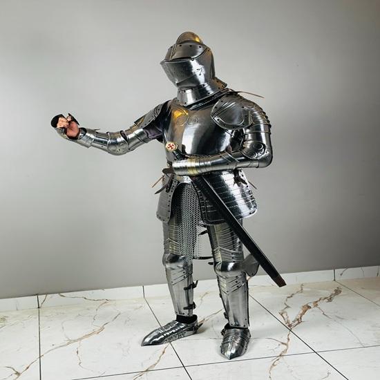 Combat Suit Medieval Knight Armor Suit Gothic Full Body Armor Suit 15Th Century Larp Cosplay German Armor Best Gift For Him