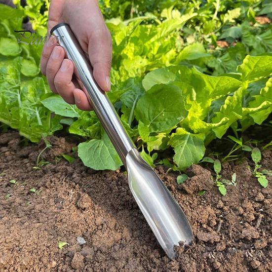 Narrow Pointed Hand Shovel Stainless Steel Garden Trowel, Gardening Shovel, Small Tool for Planting Digging Planting, Weeding, Clamming, Dig